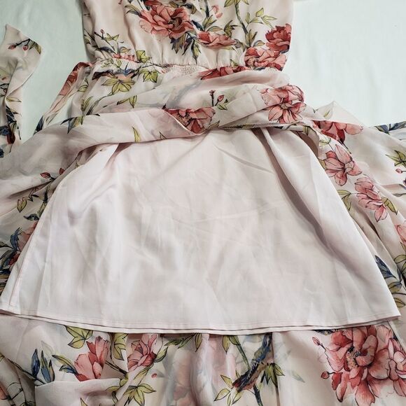 Joie Cristeta Silk Floral Cold Shoulder Maxi Dress SMALL - Picture 14 of 16